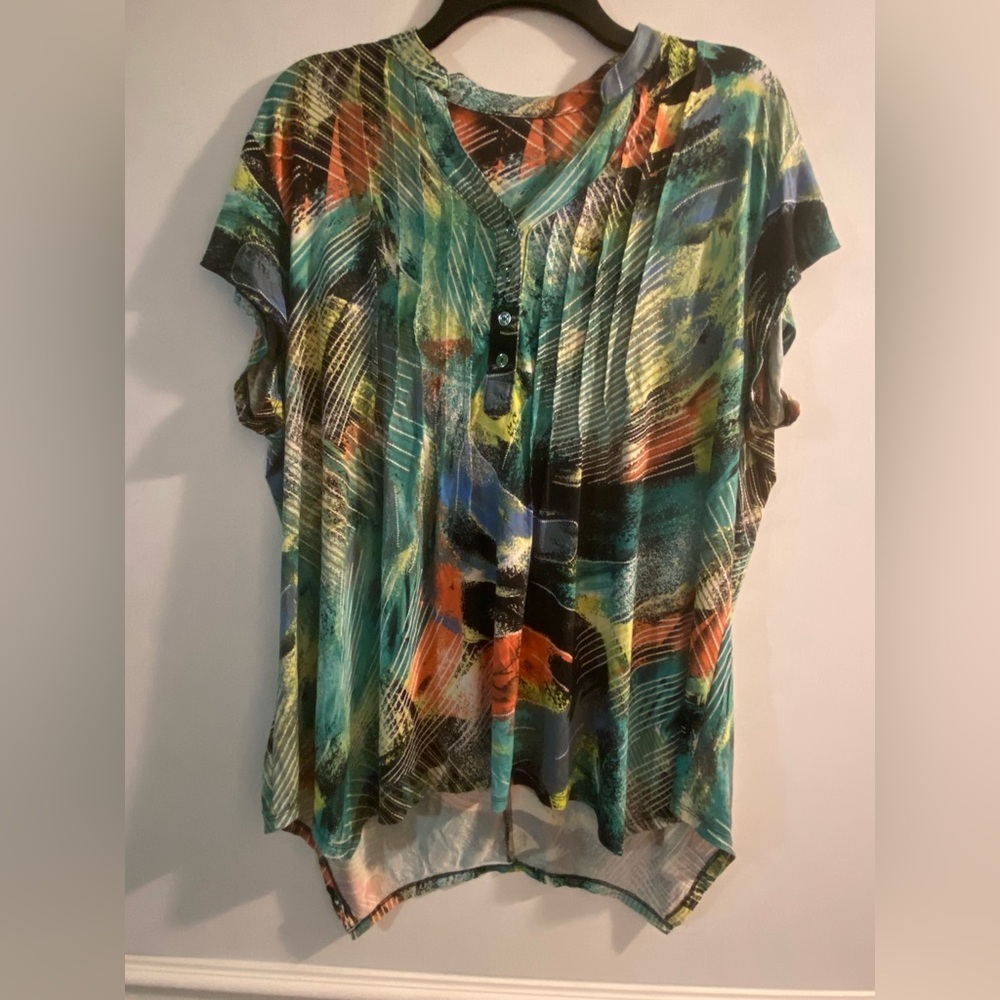 🔥 Vibrant Multicolor Women's Blouse